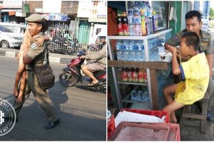 Selamatkan anak telantar, Satpol PP ini beri makan & belikan baju baru