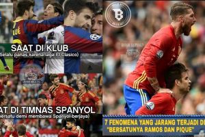 6 Meme ini sindir Ramos dan Pique di laga Spanyol vs Ceko, ciyeee akur