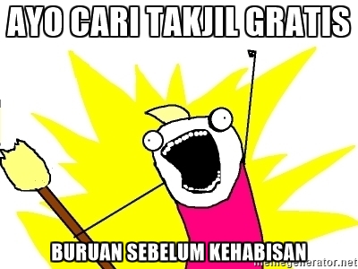 meme para pencari takjil © 2016 brilio.net