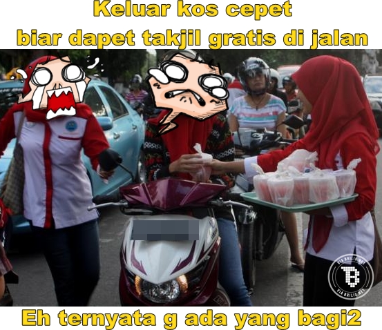 meme para pencari takjil © 2016 brilio.net