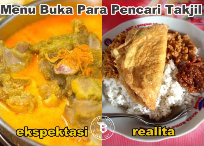 meme para pencari takjil © 2016 brilio.net