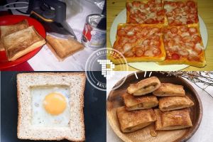 7 Menu roti tawar ala anak kos buat seminggu, cuma habis Rp 50.000-an!