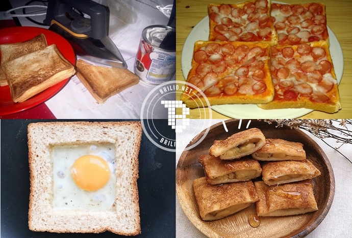 7 Menu roti tawar ala anak kos buat seminggu, cuma habis Rp 50.000-an!