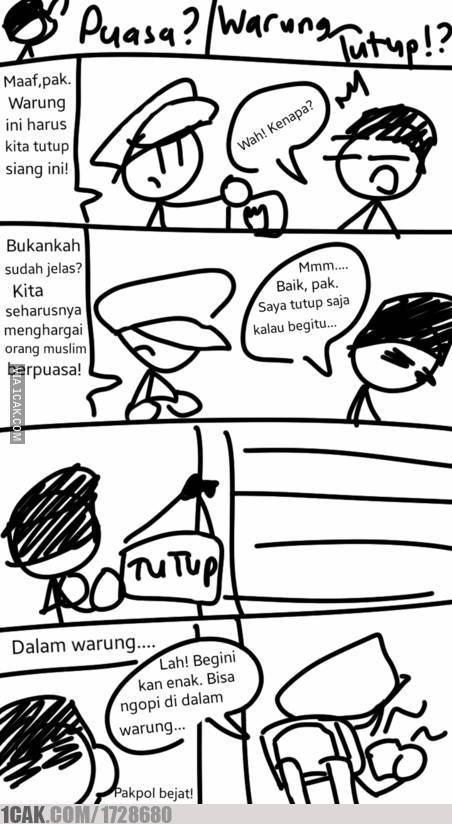 Meme logika puasa © 2016 brilio.net