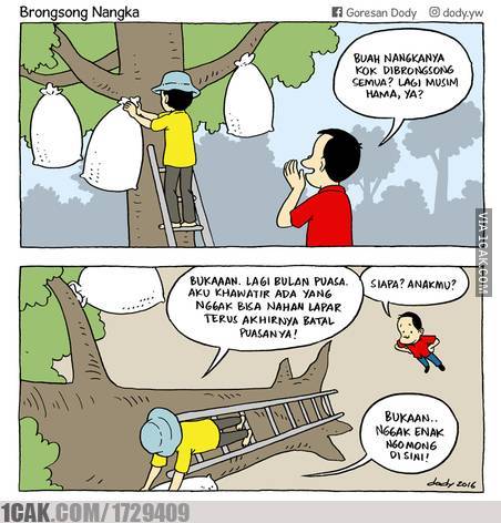 Meme logika puasa © 2016 brilio.net