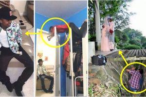 8 Aksi kocak demi mendapatkan hasil foto yang keren, segitunya ya!
