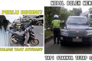 9 Meme sindir perilaku pengendara yang terobos jalur TransJakarta