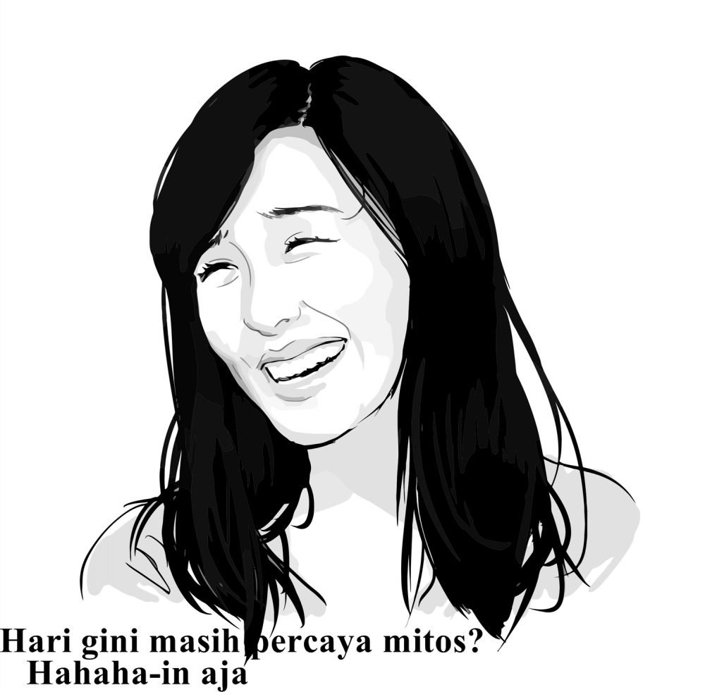 10 mitos cewek © 2016 brilio.net