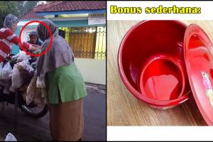 Penjual sayur ini sisakan laba yang kecil untuk beri bonus pelanggan