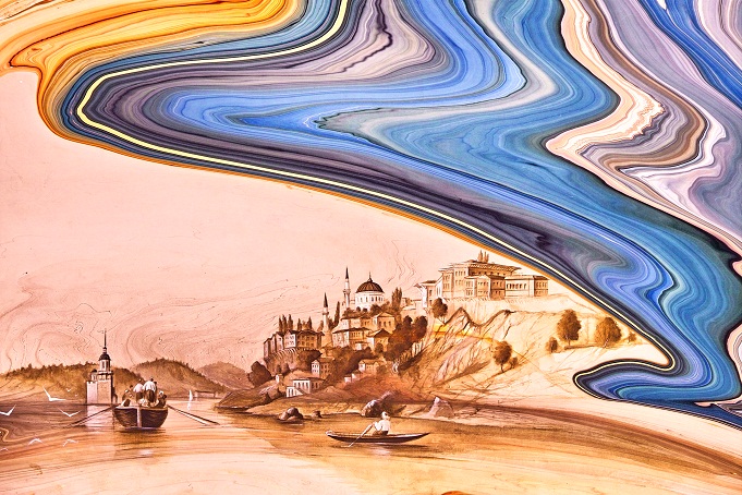 lukisan ini ternyata dilukis di atas air © 2016 brilio.net