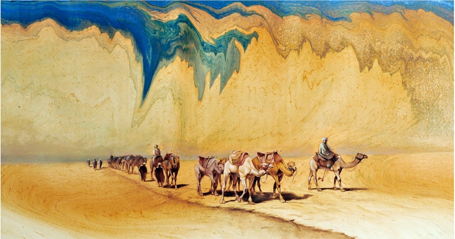 Sulit dipercaya, 14 lukisan ini ternyata dilukis di atas air, amazing!