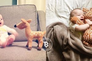 10 Ekspresi bayi sama mainannya, nggemesin deh...