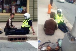 Potret keakraban polisi dan pengamen ini tuai pujian netizen