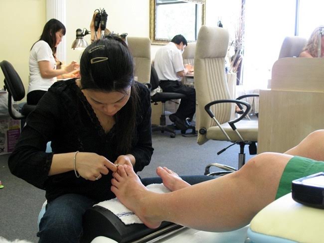 hasil pedicure istimewa