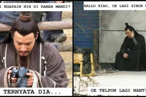 9 Foto lucu syuting film mandarin ini bikin gagal paham