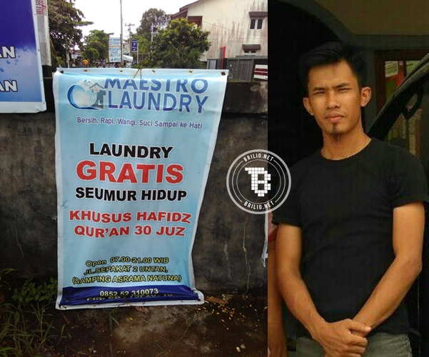 laundry gratis untuk hafiz Arief Rahman © 2016 brilio.net laundry gratis untuk hafiz Arief Rahman © 2016 brilio.net