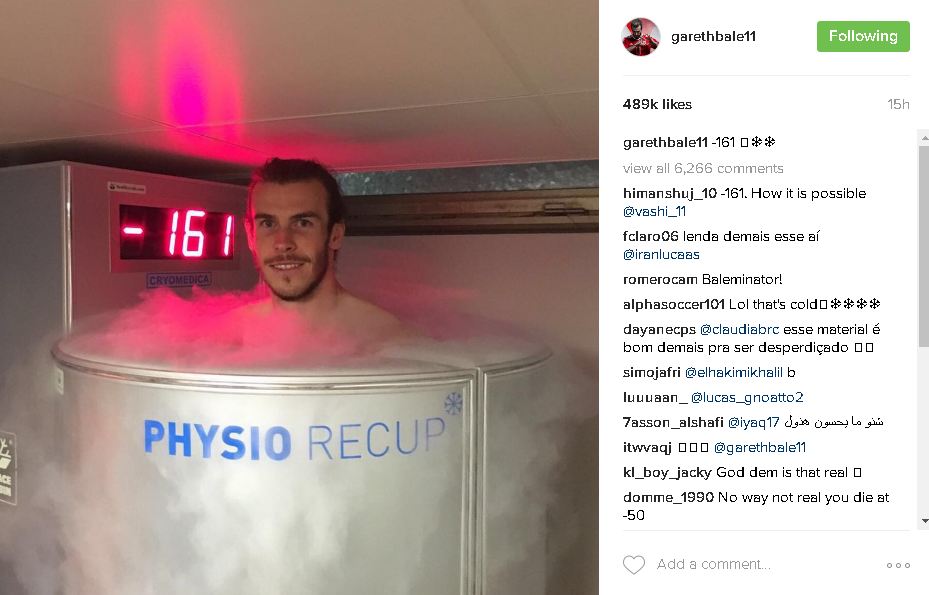 Sssttt ini cara Bale pulihkan stamina, berendam di suhu -161 derajat! 