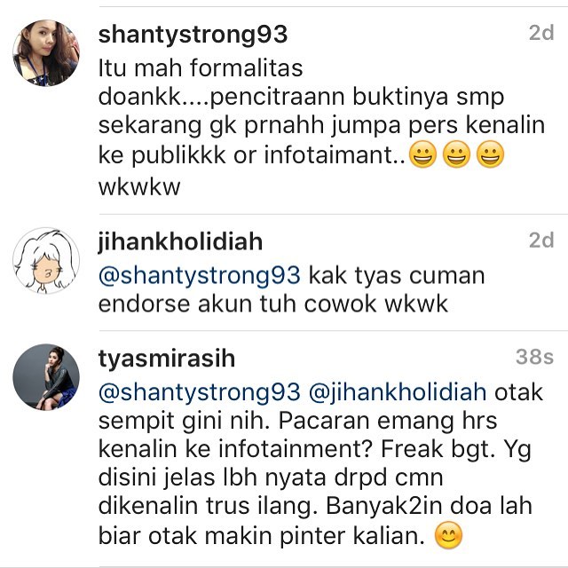 tyas mirasih marah © 2016 brilio.net