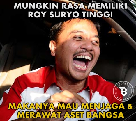 meme Roy Suryo bawa aset © 2016 brilio.net