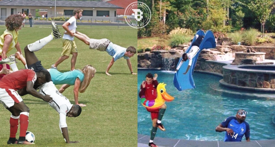 Setelah Ronaldo kini pose Pogba yang jadi korban editan, ngakak abis! 