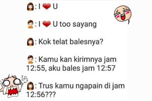 10 Obrolan cewek posesif yang bikin ngakak, pacar siapa nih? 