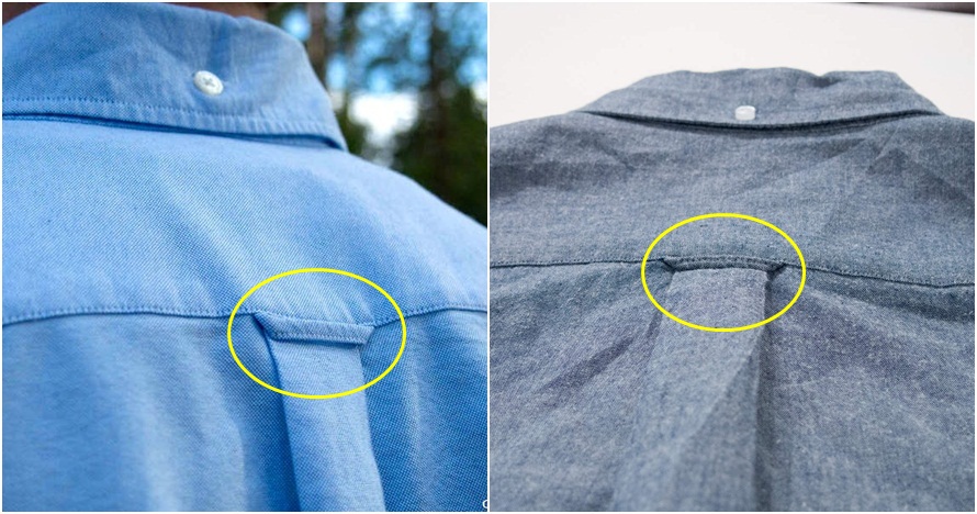 Ini asal usul dan fungsi tali kecil di belakang kemeja