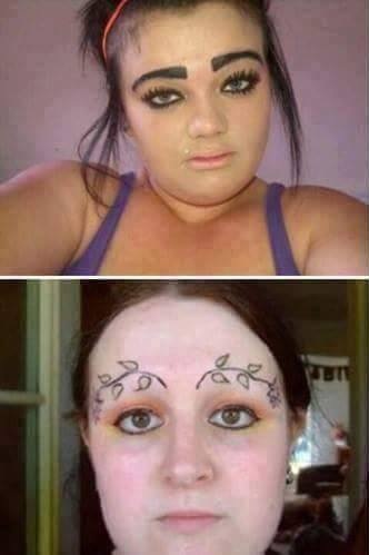 desain alis aneh © 2016 brilio.net