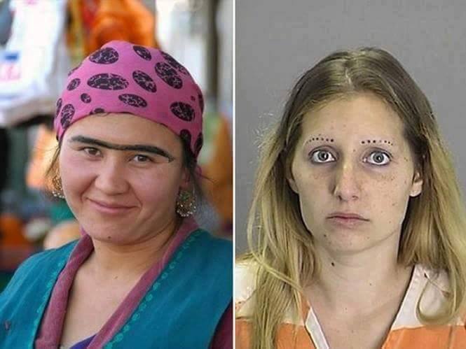 20 Desain alis aneh bikin malas buat menirunya, ya nggak?