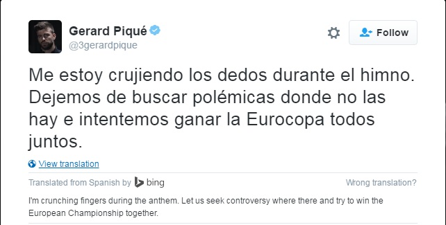 Gara-gara hal ini, Pique dianggap lecehkan lagu kebangsaan Spanyol