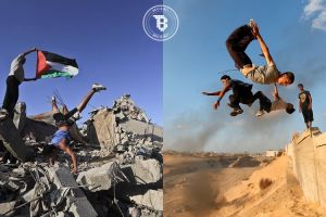 10 Potret hebatnya pemuda Palestina parkour di reruntuhan bangunan