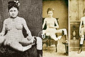 Aneh tapi nyata, wanita ini punya 3 kaki dan 4 payudara