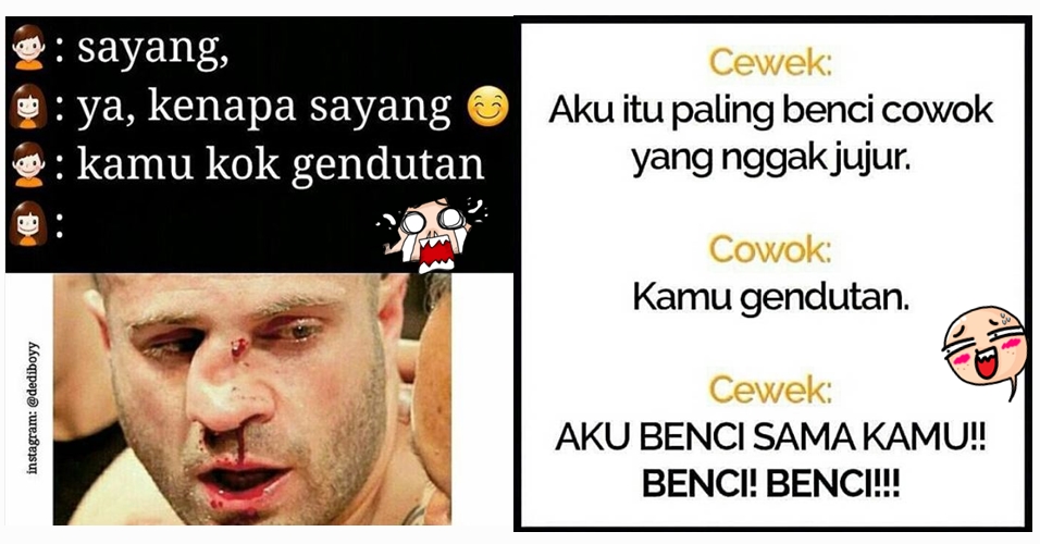 15 Meme lucu tunjukkan cewek paling nggak suka dibilang gendut!