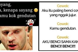 15 Meme lucu tunjukkan cewek paling nggak suka dibilang gendut!