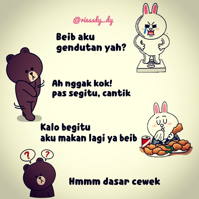 meme cewek dibilang gendut 1-15 © 2016 brilio.net