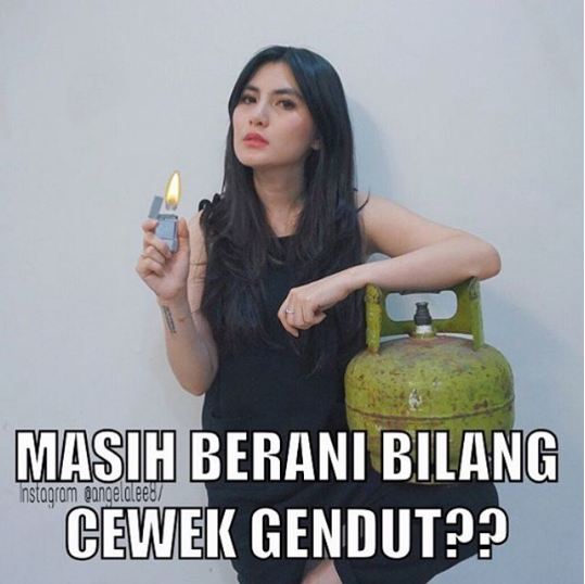 meme cewek dibilang gendut 1-15 © 2016 brilio.net