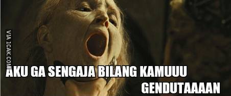 meme cewek dibilang gendut 1-15 © 2016 brilio.net