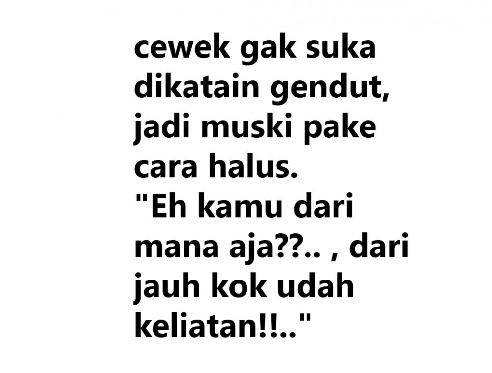 meme cewek dibilang gendut 1-15 © 2016 brilio.net