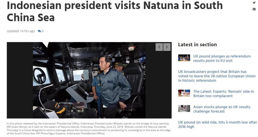 Jokowi natuna © 2016 brilio.net