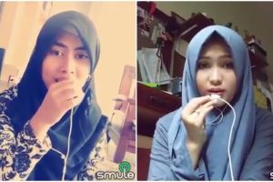 Duo muslimah nyanyi via smule suaranya merdu banget, bikin merinding!