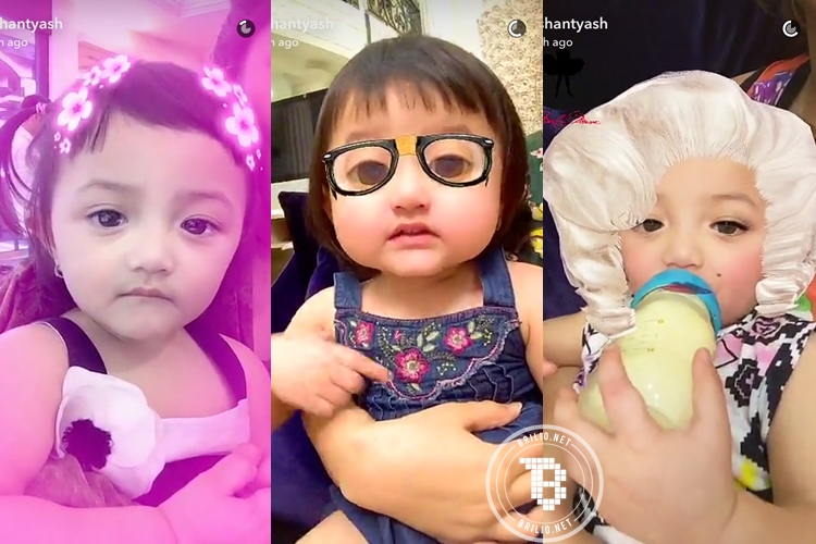 17 Foto baby Arsy dengan filter Snapchat ini dijamin bikin kamu gemes!
