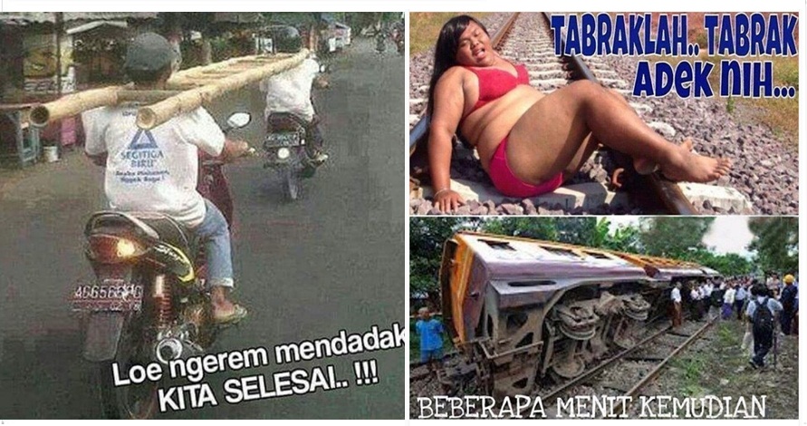 13 Meme 'bunuh diri' ini kocak banget, gagal miris malah bikin ngakak!