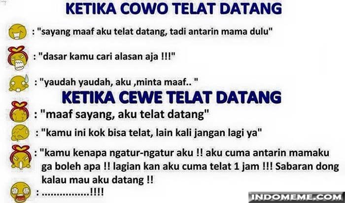 meme beda cowok dan cewek 1-22 © 2016 brilio.net