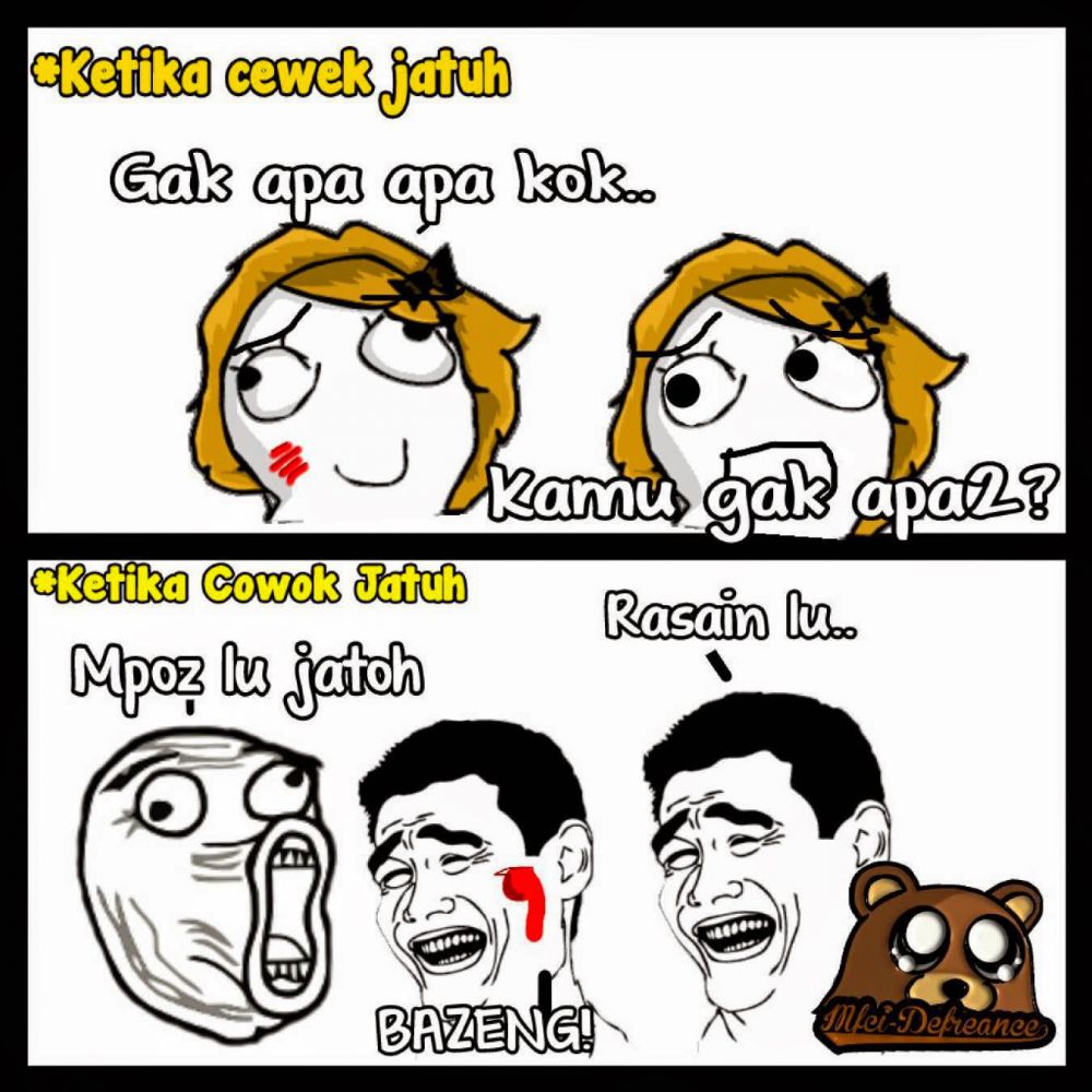 meme beda cowok dan cewek 1-22 © 2016 brilio.net