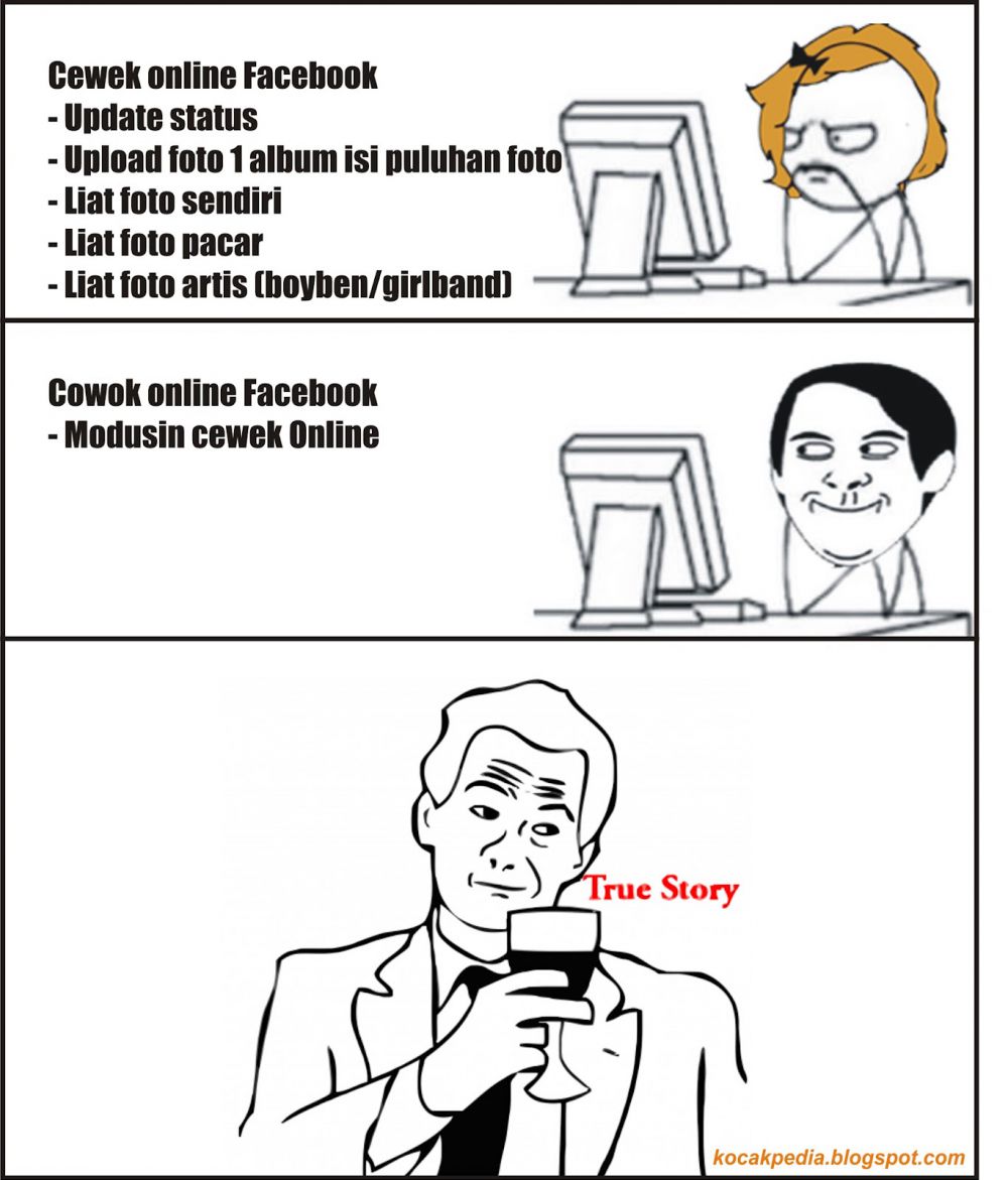 meme beda cowok dan cewek 1-22 © 2016 brilio.net