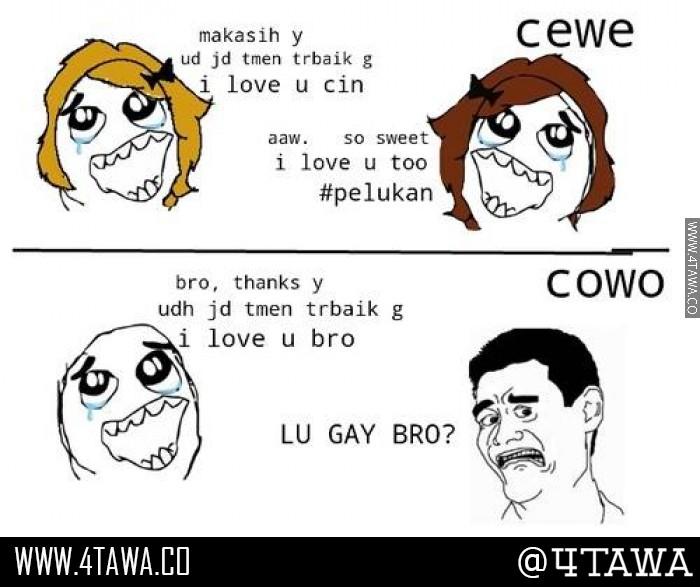 meme beda cowok dan cewek 1-22 © 2016 brilio.net