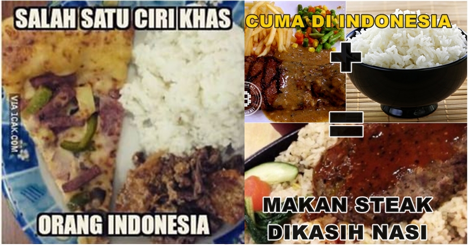 10 Meme ini buktikan orang Indonesia sulit move on dari nasi, kocak!
