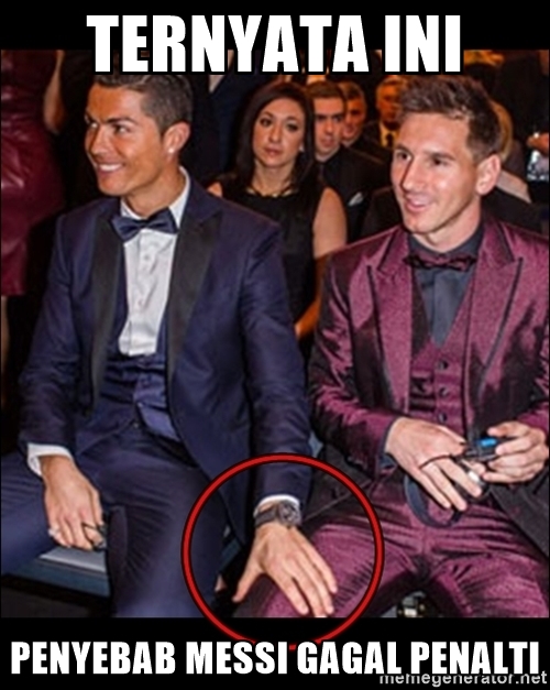 meme kocak ini bukti kalau Messi manusia biasa © 2016 brilio.net