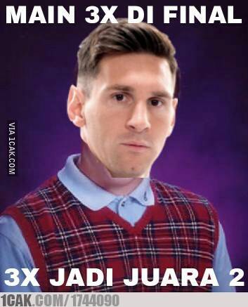 meme kocak ini bukti kalau Messi manusia biasa © 2016 brilio.net