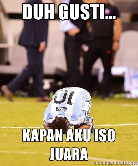 meme kocak ini bukti kalau Messi manusia biasa © 2016 brilio.net