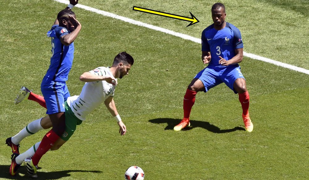 foto editan evra saat prancis vs irlandia ini bikin ngakak © 2016 brilio.net
